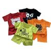 Children Pure Cotton Short Sleeve Two Piece Set For Toddler Summer Comfort