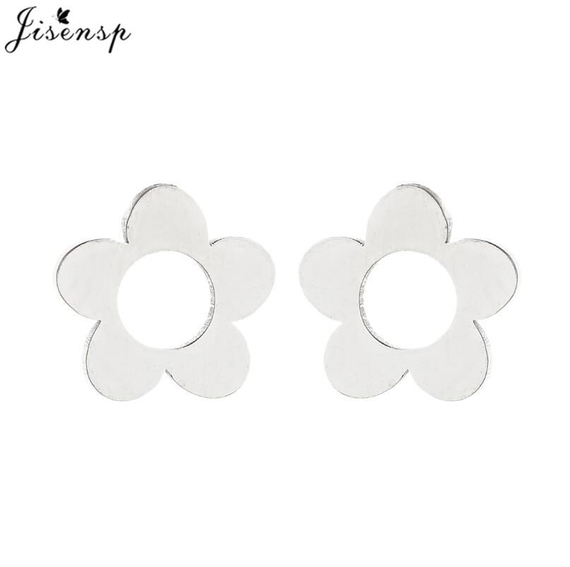 Casual Stainless Steel Tree of Life Earring for Women Lotus Grass Ear Jewelry Girls Delicate Flower Earrings Gifts Accessories