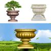 European Flower Pot Crafts Mold Desktop Decor Plastic Concrete Cement Mould Storage Box Epoxy Resin Molds for Garden