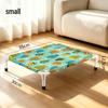 Foldable Pet Bed: Summer Cooling, Off-Ground, Moisture-Proof, Washable & Breathable for Cats and Dogs