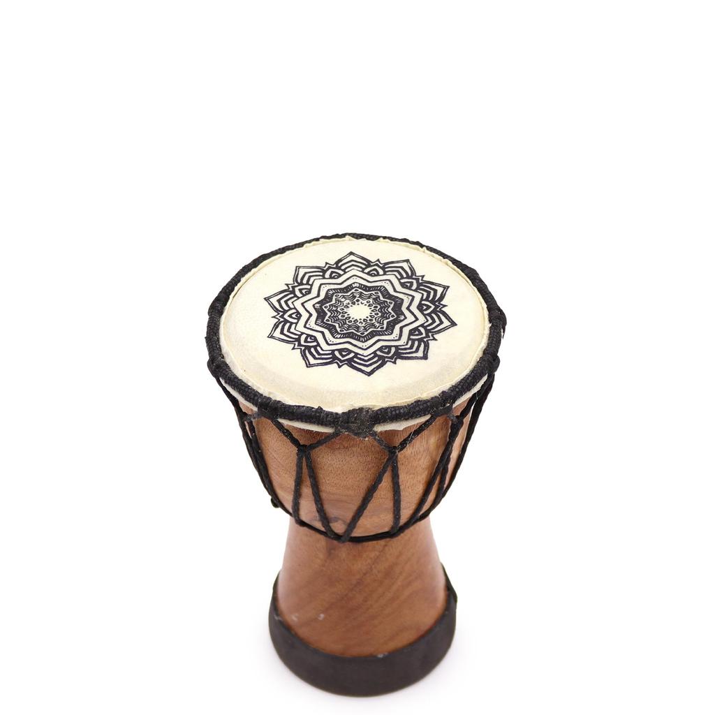 Djembe Drum 15cm Mandala Wide Top