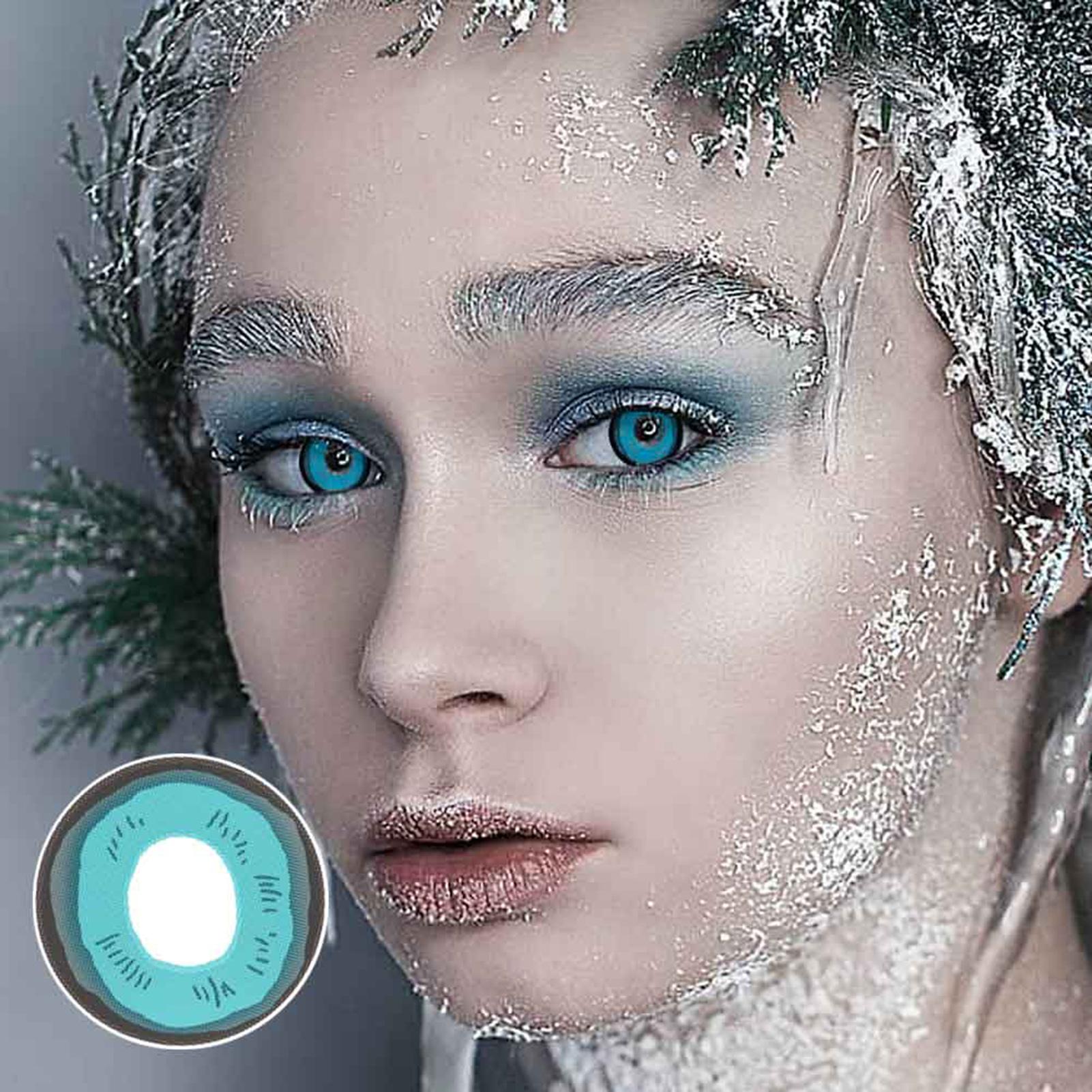 

Цветные линзы для вечеринок, сумасшедший цвет, увеличивают, украшают естественный вид, красочный макияж глаз YS7MD