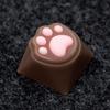 Color Resin Kitten Keycap for Mechanical Keyboards Perfectly Gift for Gamers and Keyboards Customizers