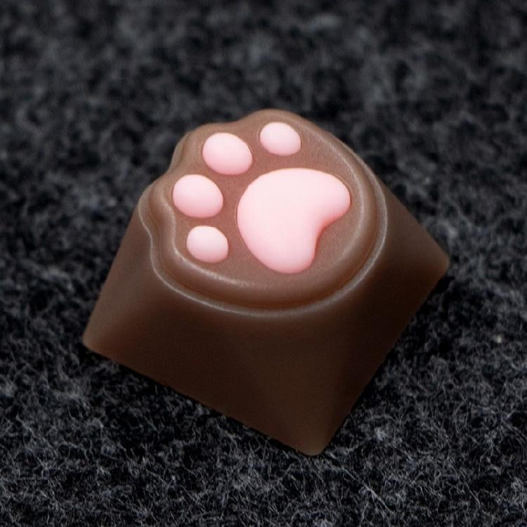 Color Resin Kitten Keycap for Mechanical Keyboards Perfectly Gift for Gamers and Keyboards Customizers