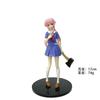 Nowa 17cm Dziennik Przyszłości Mirai Nikki Gasai Yuno Anime Mundurek Sukienka Poza Stojąca Figurka Model Prezent Świąteczny Zabawka na Biurko