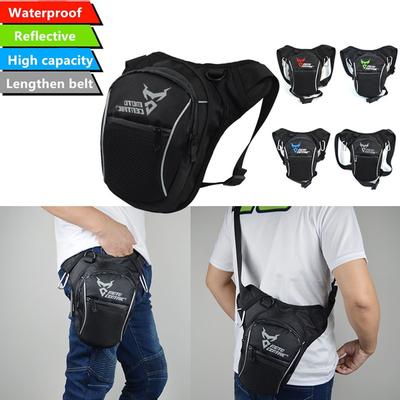 Wasserdichte Reflektierende Motorrad Bein Hüfttasche Herren Umhängetasche Mit Verlängertem Gürtel Für Reisen Und Outdoor-Aktivitäten