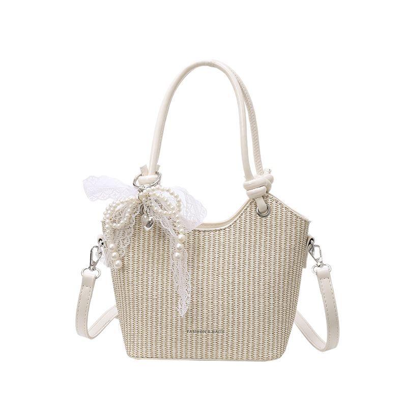 Summer Small Bag Women's 2025 New Versatile Shoulder Crossbody Bag Premium Sense Foreign Style Super Fire Portable Bucket Bag