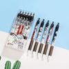 Metallclip-Druckbleistift, Student 0,5 mm Nadel-/Kugelspitze, Schwarze Tinte