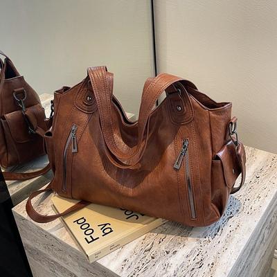 Torba Damska Torba Tote Duża Pojemność Jesień i Zima Crossbody Nowa Retro Premium Torba na Ramię Do Ręki