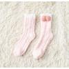 Autumn and Winter New Women's Medium Tube Cartoon Animal Three-dimensional Coral Fleece Socks Doll Women's Socks Floor Socks Home Sleep Socks Women