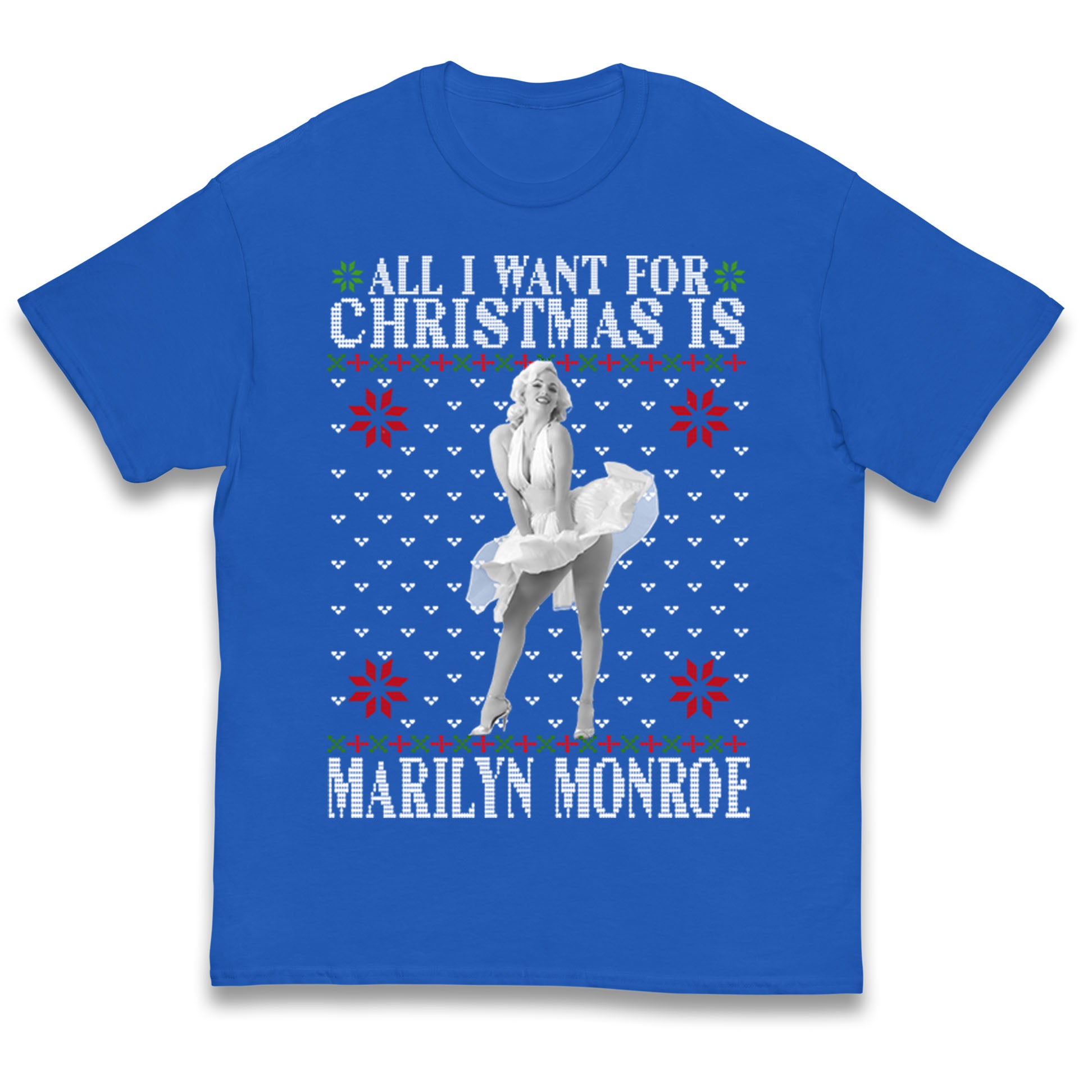 All I Want For Christmas Is Marilyn Monroe Kids T Shirt 100