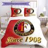 3pcs Duvet Cover Set (1*Duvet Cover + 2*Pillowcase, Without Core), Feyenoord Print Soft All‑Season Bedding Set, Home Bedroom Decor Gift