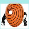 Máscara Naruto Tobi Resina de Alta Qualidade Para Halloween Cosplay Fantasia Adereços