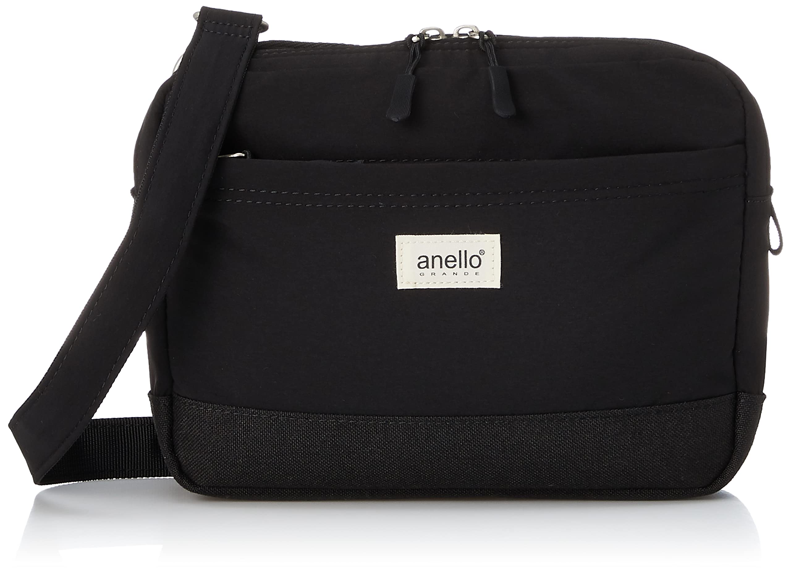 

Сумка на плечо Migaru черная [Anello Grande], кроссбоди, легкая, водоотталкивающая, GTM0432, чёрный