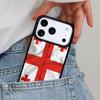 Georgia Flag Phone Case for iPhone 16e 15 14 13 12 17 Pro Max Plus Air 17pro Cover Coque