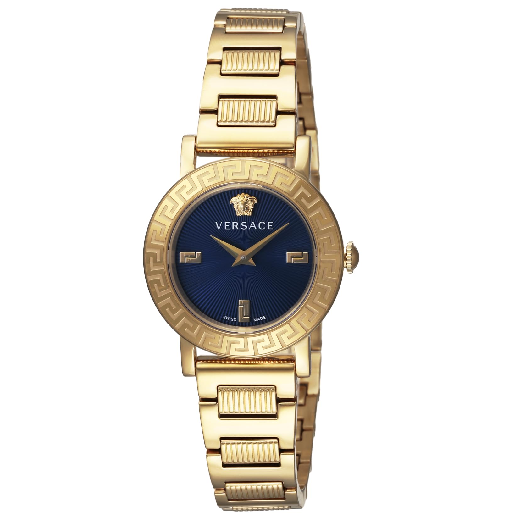 

Watch STUD ICON Blue Dial Quartz Daily Waterproof Sapphire Glass 28mm VE6M00522 Gold [Versace] Women s [Item] синій