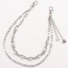 Metal Hip Hop Pearl Embellished Belt Chain For Men And Women Gift