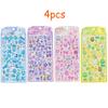 Hot Latest Crystal Dream 3D Embossed Sticker Cartoon Fresh Rabbit Hand-painted Decorative Sticker Jelly Colour Sticker