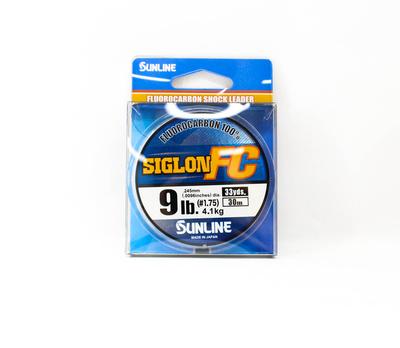 Sunline Fluorocarbon Leader Siglon FC 100% 30m 9lb Diameter 0.245mm (8173)