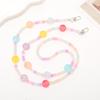 Yi Lian Acrylic Beaded Phone Chain: Pearl Crossbody Strap Charm for Women