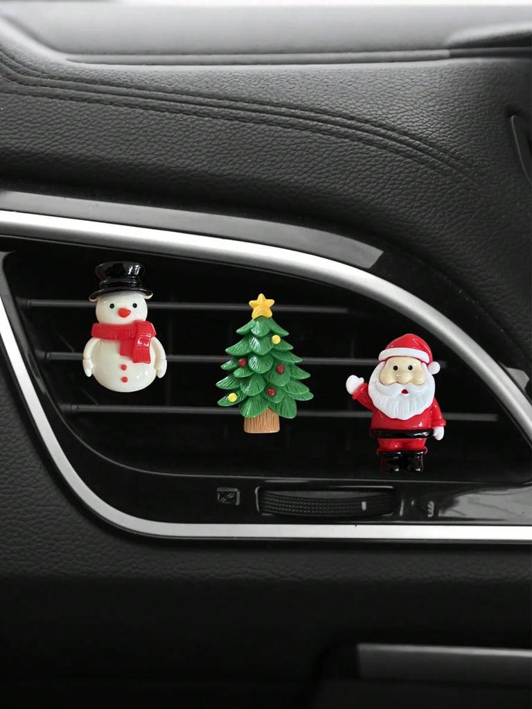 1Pc Cute Christmas Car Air Vent Decoration, a Thoughtful Car Decoration for the Holiday Season