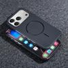 For Magsafe Half Border Carbon Fiber Kevlar Magnetic Phone Case For iPhone 17 Air 16 15 14 13 Plus Pro Max Fashion Texture Cover