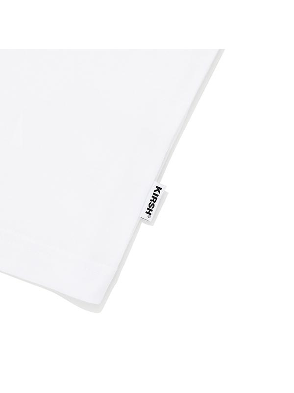 KIRSH Cheek Check 72 Patchwork T-Shirt [White]
