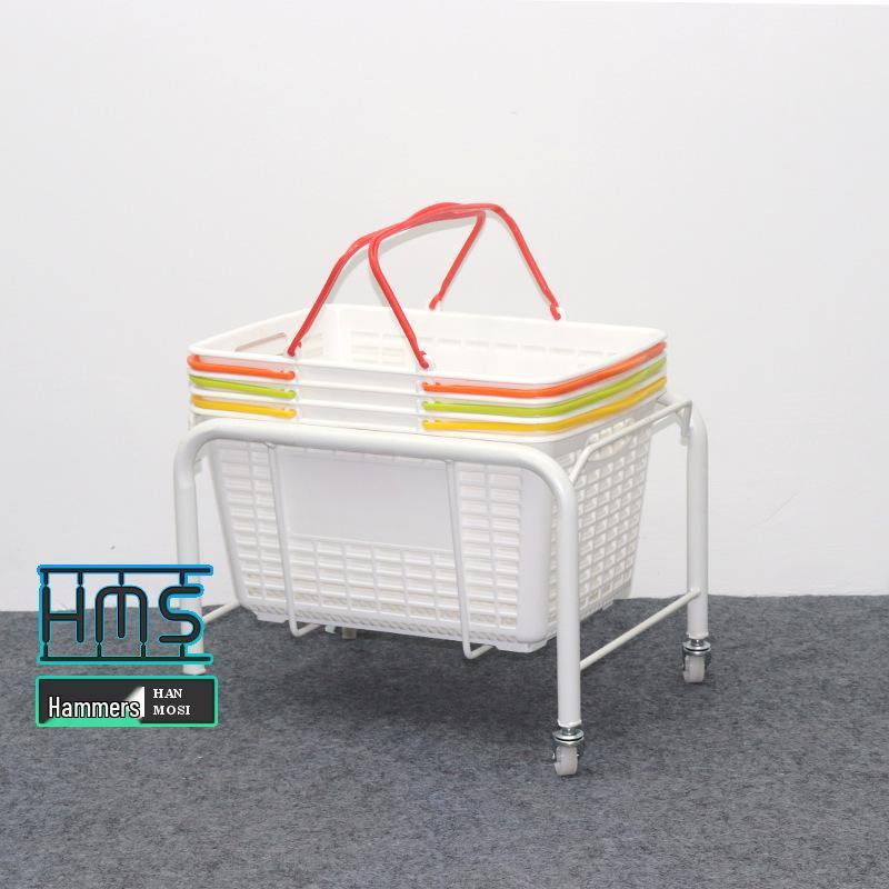 Thickened Handheld Plastic Shopping Basket - Suitable for Snacks, Household Vegetables, and Convenience Stores