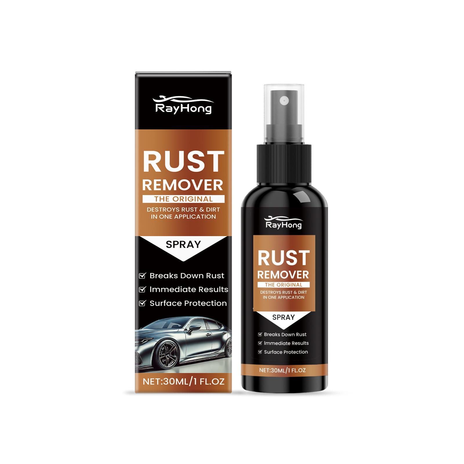 

RAYHONG Car Rust Remover Neutral Formula Does Not Hurt the Car Paint Tire Chassis Metal Cleaner
