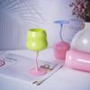 Cream Style High Footed Glass Cup Creative Colored Red Wine Glass Wine Glass Cocktail Glasses Liquor Container Home Drink Ware