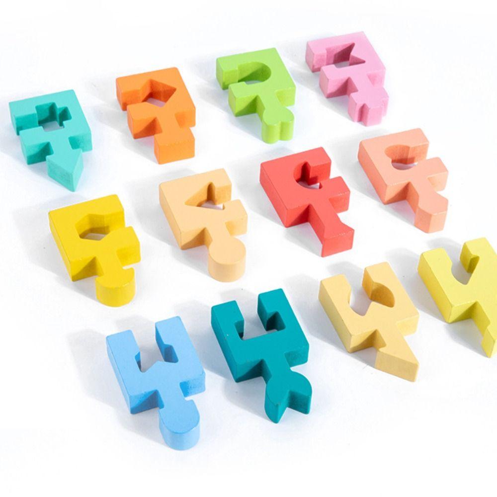 Space Training Three-dimensional Puzzle Boards Wooden Assembled Building Blocks  Gifts