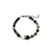 Gaga Pave Strass-Abstandshalter-Armband: Nationaler Stil Color Block, Handgefertigter Schmuck mit Natursteinperlen für Damen und Herren