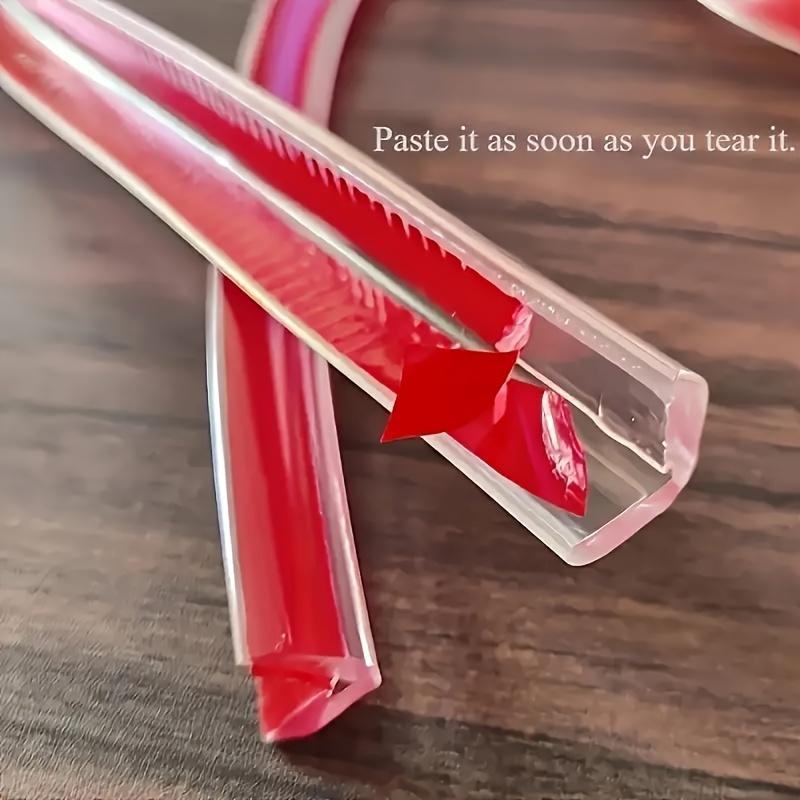 100cm-500cm Listwa Ochronna Krawędzi Mebli Domowa Listwa Antykolizyjna Przezroczysta Listwa Antykolizyjna w Kształcie L Ochrona Krawędzi Narożnych
