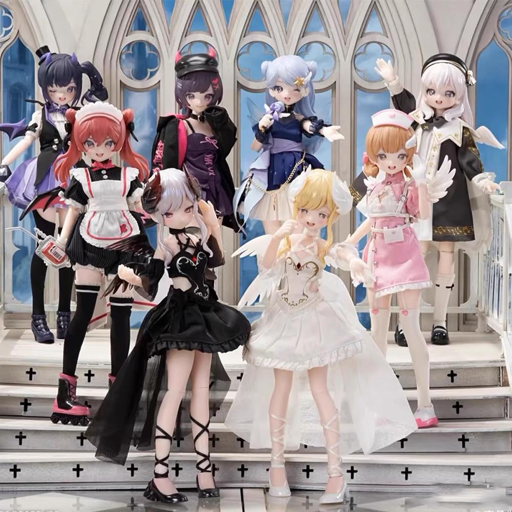 In Stock Neo Eden Mjd Doll Blind Box Light Nightmare Twin Series Movable Joint Doll Anime Figure Collectible Toy Boy Girl Gifts