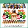 The Sea Beast Birthday Party Decorative Set With Balloons And Flags