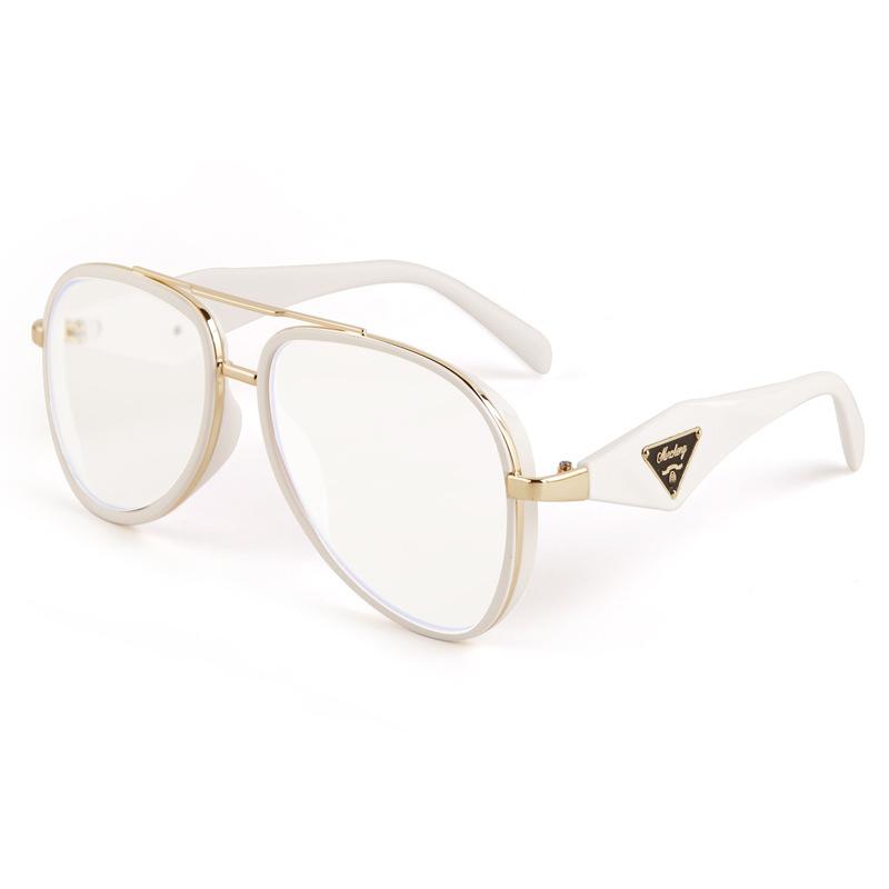 European and American trend metal pilot sunglasses female personality YK street shot glasses men's toad glasses sunglasses fashion trend