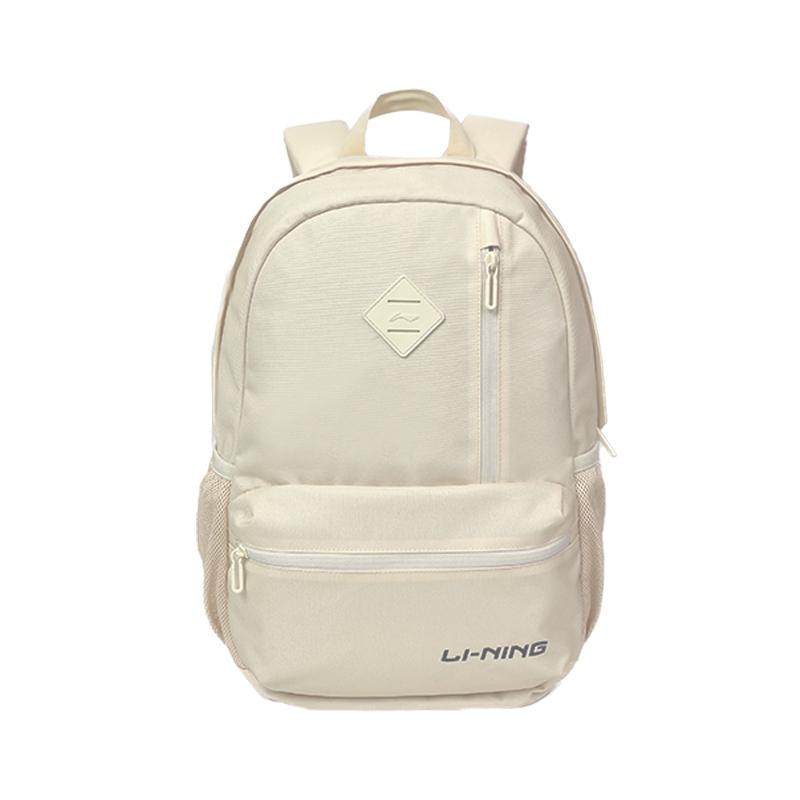 Li Ning Fabric Backpack Regular Unisex Vanilla Yellow ABSU579-3