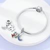 Pingente Original Charmscopper Casa na Árvore Lua e Estrela Contas Encaixe em Pulseiras de Pingentes Para Mulheres Joias Femininas Fabricação Diy