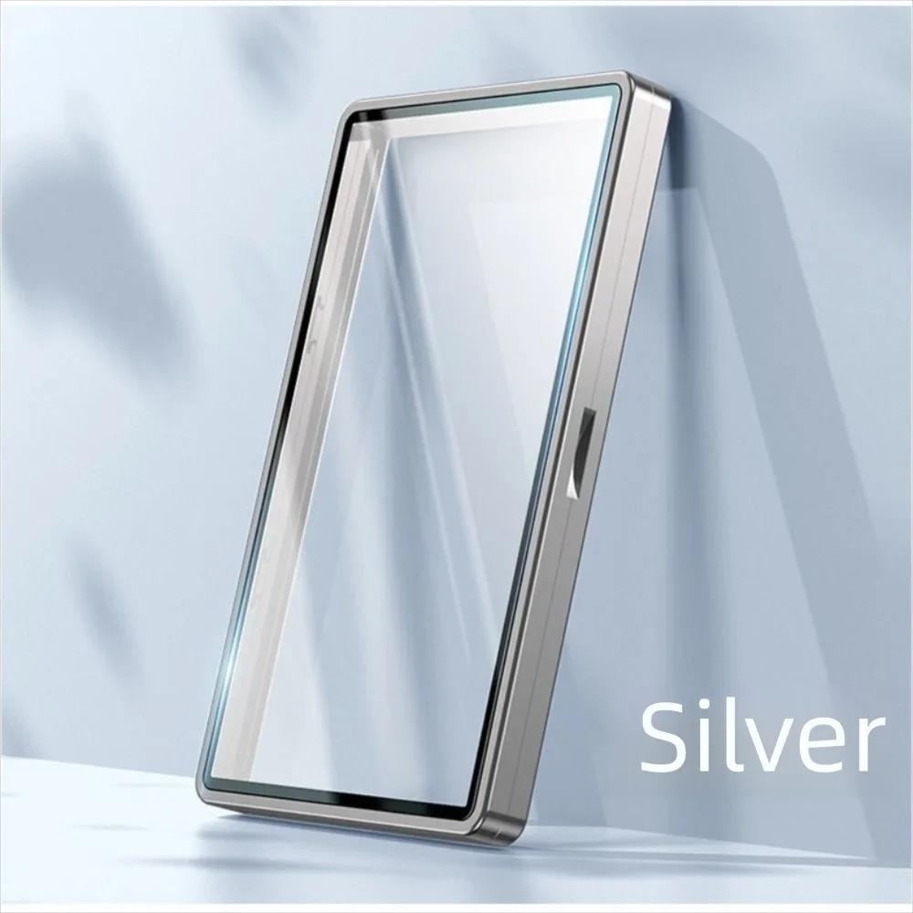 2-in-1 PSA/CGC Graded Card Protective Box with Stand Transparent Card Protective Case Double-sided Glass Durable