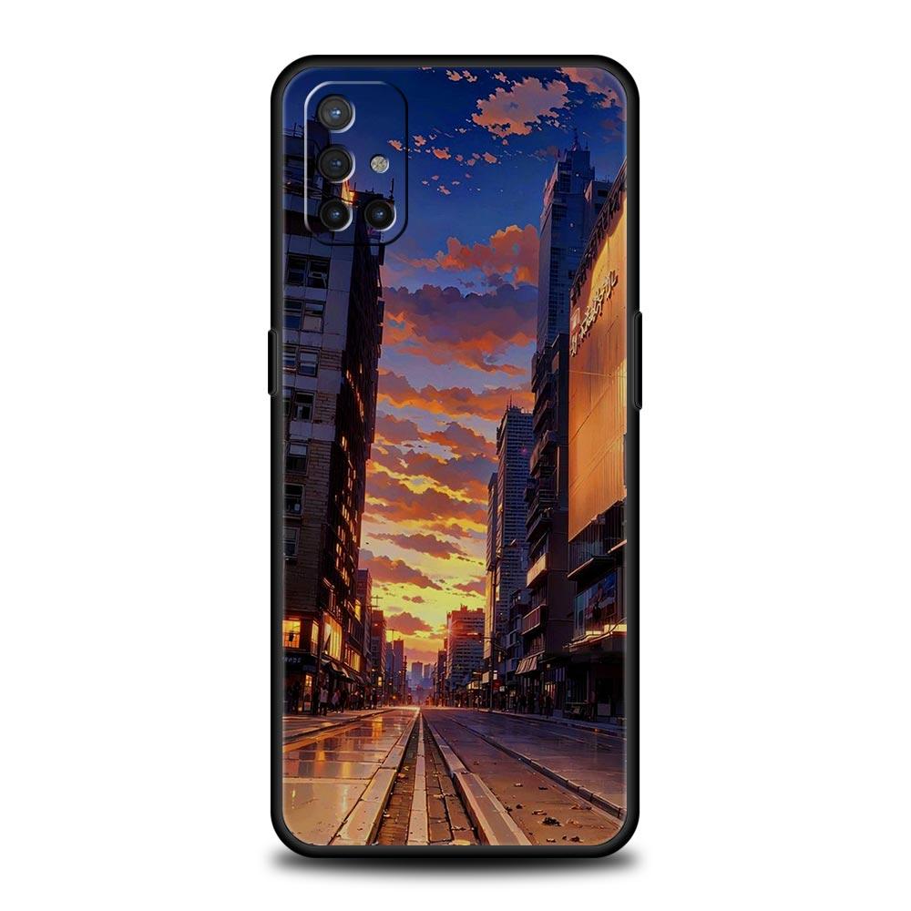 Phone Case For OnePlus 11 10 9 Pro 9T 12R 10R 9R 9RT 10T 8T 8 7 6T 7T Nord 2T CE 2 5G N200 N10 N100 Cover Japan Anime Landscape