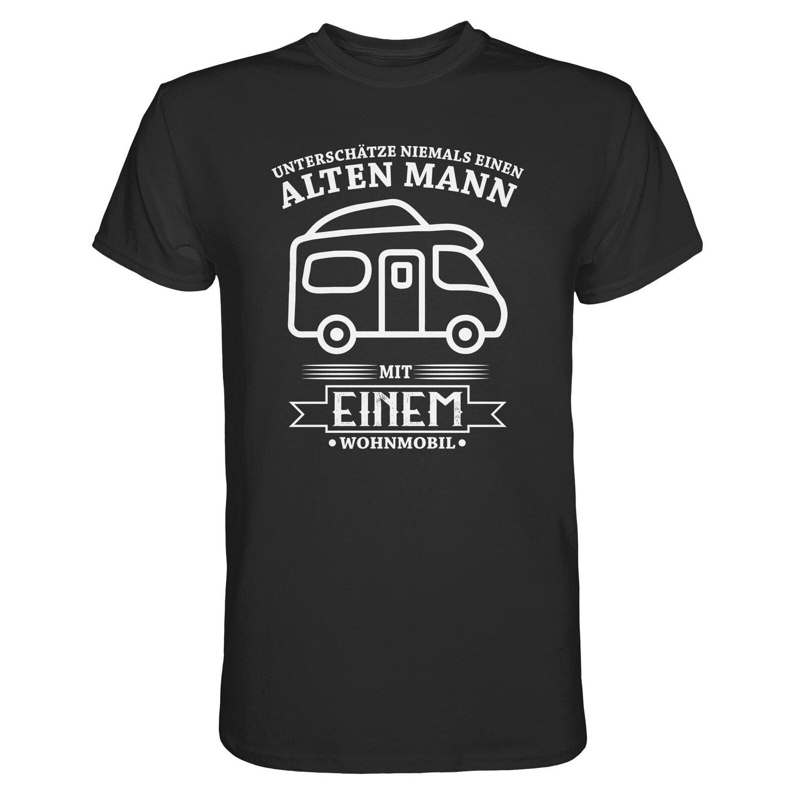 T-Shirt Motorhome Camping Caravan Tent Camping Saying - Premium Shirt 2XL