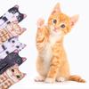 Ultra-Absorbent Cartoon Cat Hand Towel: Double-Layer Microfiber Hanging Cloth