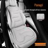Universal Ventilated Car Seat Cushion for BMW, Mercedes-Benz & Xiaomi - Four Seasons, Lumbar Support, Rear Integrated, Single Driver Seat.