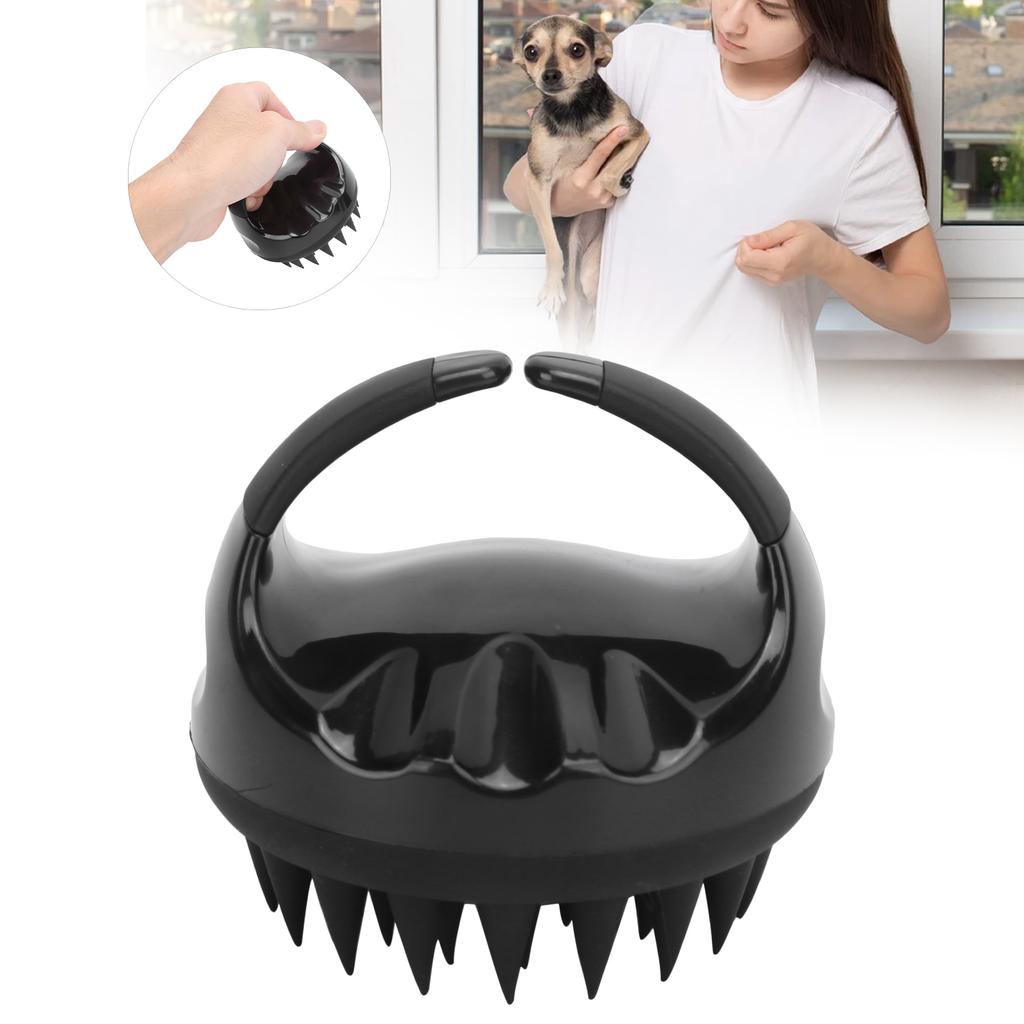 Pet Grooming Massage Brush Soft Cat Bath Brush Removes Loose Undercoat and Tangled Hair for Dogs and Cats