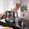 Heat Resistant Tea Separation Glass Teapot 650ML One-button Filtering Teapot  Loose Tea