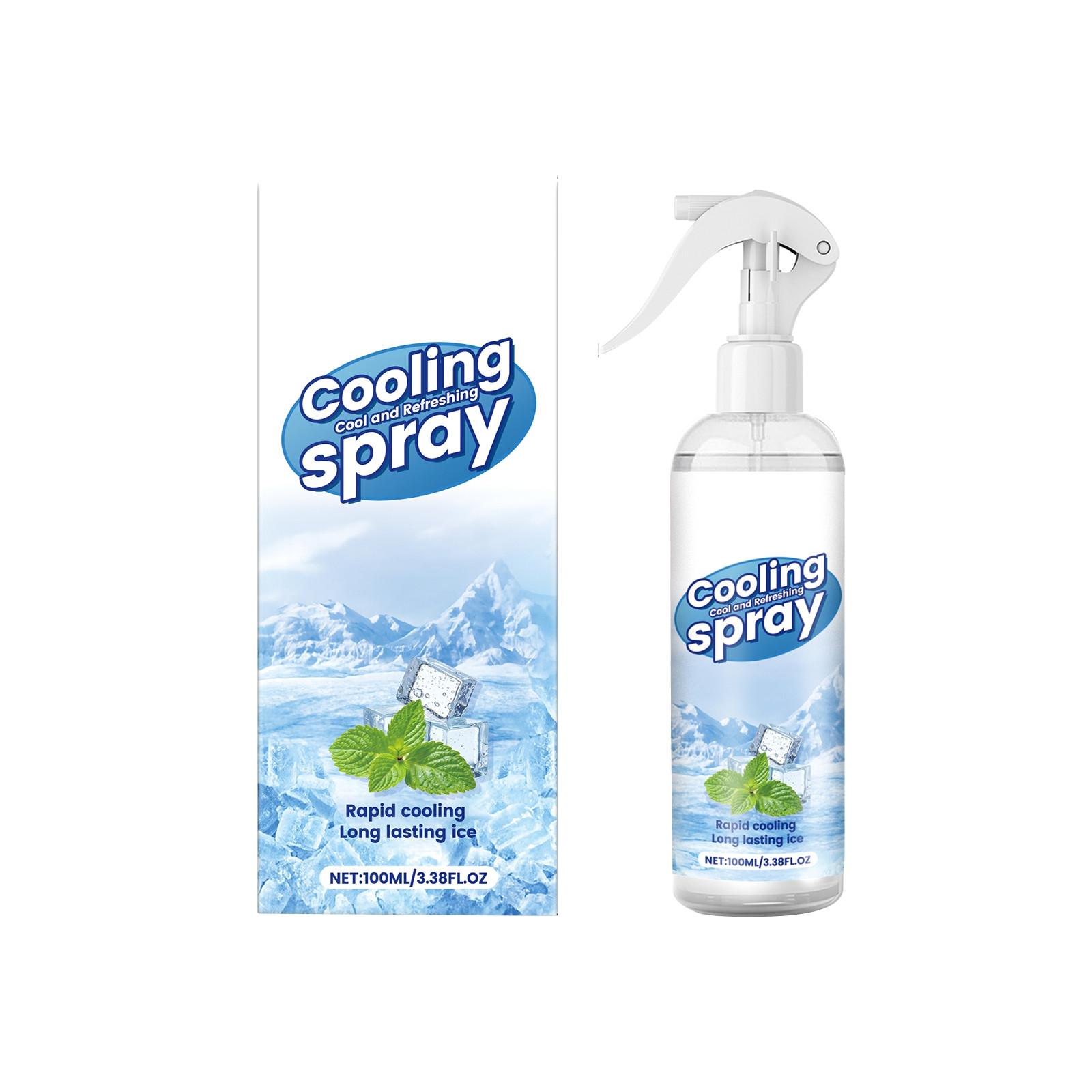 

Этот портативный летний спрей для тела для улицы обеспечивает освежающее и нелипкое ощущение, 100 мл One Size белый