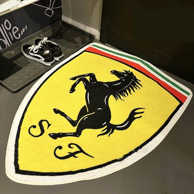 

F1 Ferrari Гоночный Автомобиль Фанаты Периферия Гостиная Спальня Неправильный Кашемировый Плед Прикроватный Ковер Для Ferrari458 488 599 612 FF 45x60cm