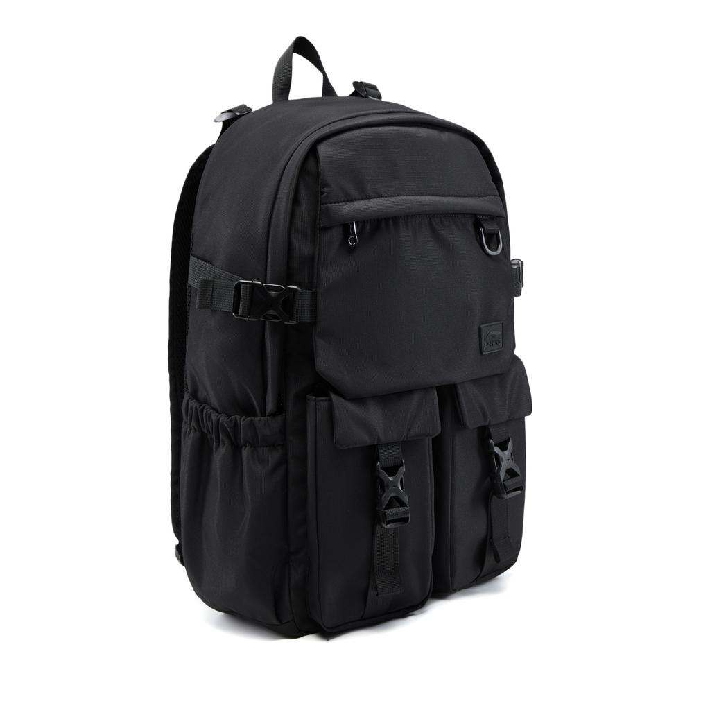 New LiNing Sports Life Collection Polyester Backpack Unisex Black ABSV397-1