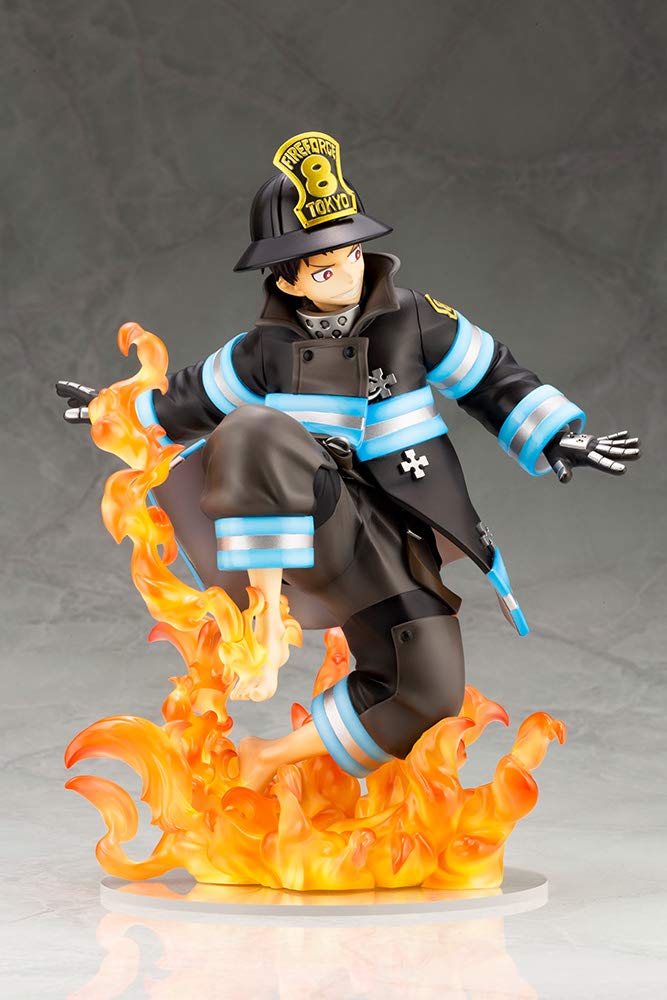 ARTFX J Fire Force Shinra Kusakabe Scale PVC Painted Complete Figure 1/8