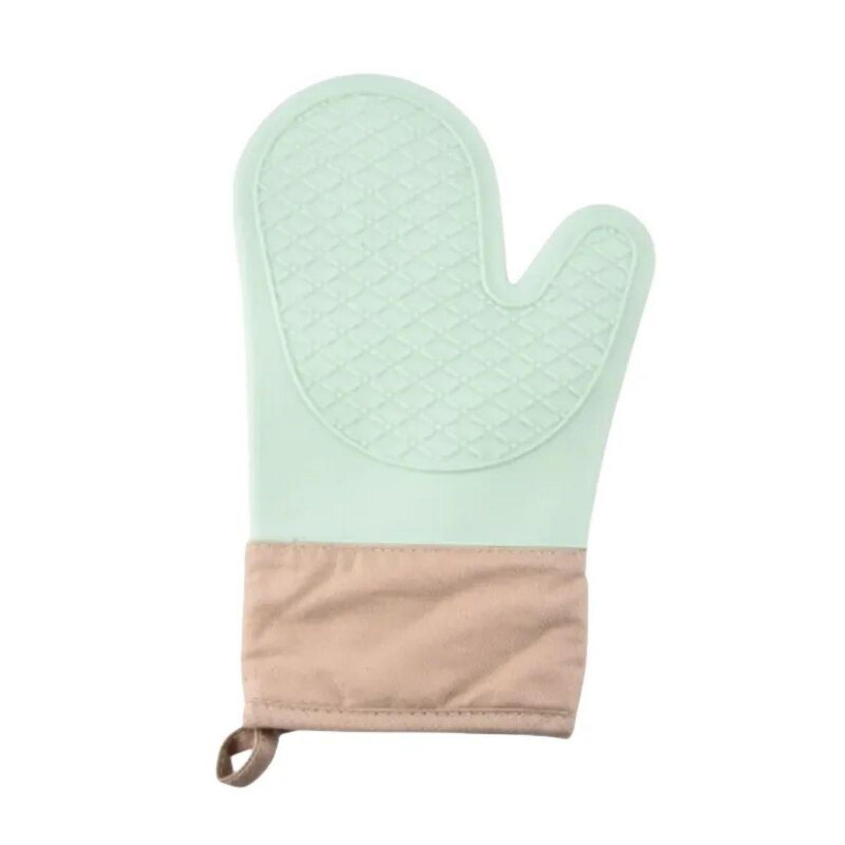 

Силиконовая изоляционная перчатка, противоскользящая, удлиненная, утолщенная, устойчивая к высоким температурам кухонное устройство против ожогов зелёный